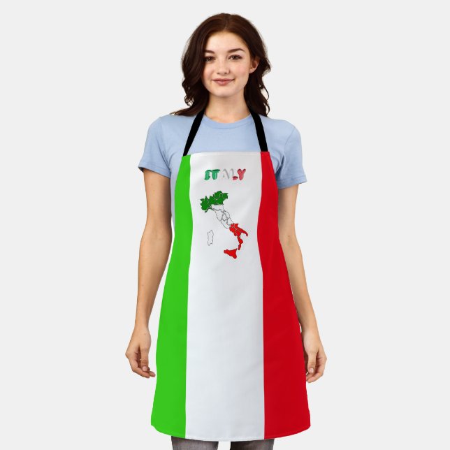 Tablier Drapeau italien (Porté)