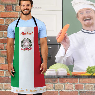 tablier Drapeau Italien, Italie, cuisine Chefs Ita