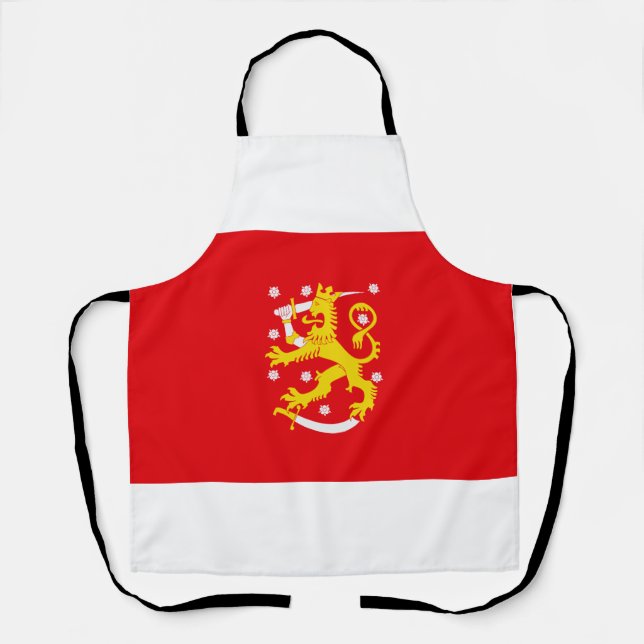 Tablier Drapeau médiéval de Finlande (Recto)