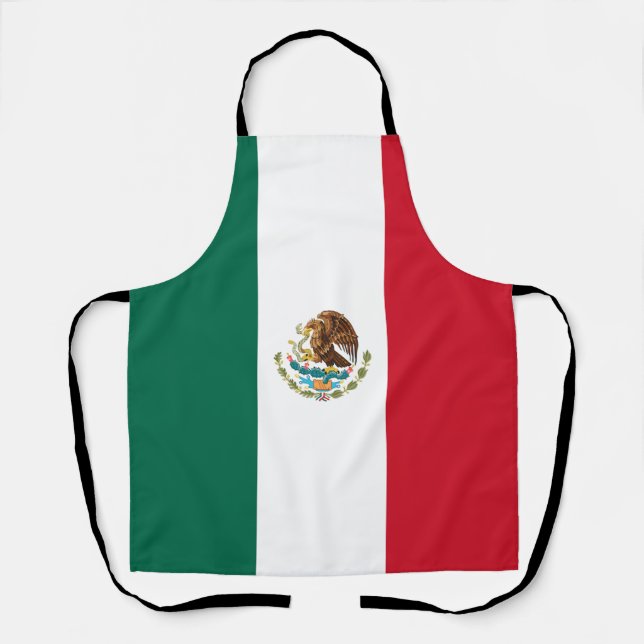 Tablier Drapeau mexicain (Recto)