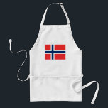 Tablier Drapeau norvégien<br><div class="desc">Image drapeau norvégien simple pour vous de personnaliser.</div>