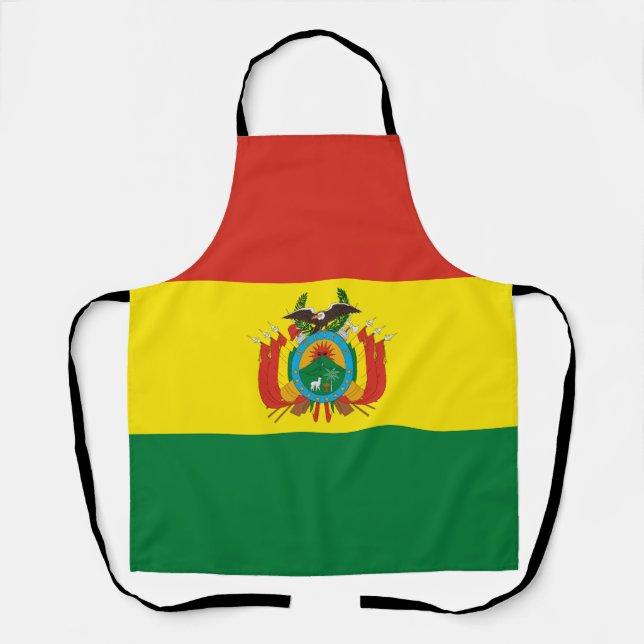 Tablier Drapeau patriotique bolivien (Recto)