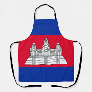 Tablier Drapeau patriotique cambodgien