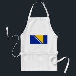Tablier Drapeau patriotique de la Bosnie-Herzégovine<br><div class="desc">Le drapeau national de la Bosnie-Herzégovine.</div>