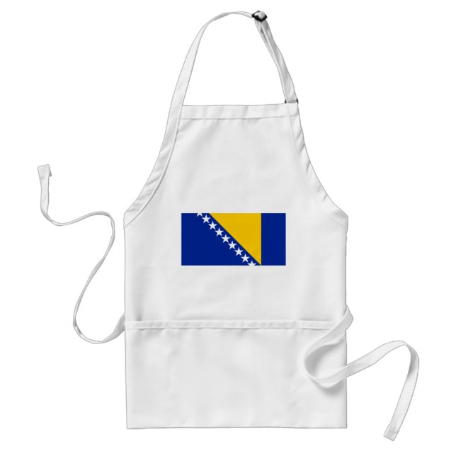 Tablier Drapeau patriotique de la Bosnie-Herzégovine (Devant)