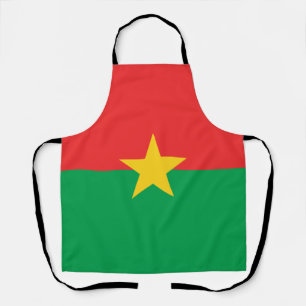 Tablier Drapeau patriotique du Burkina Faso