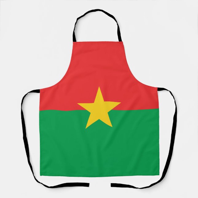 Tablier Drapeau patriotique du Burkina Faso (Recto)