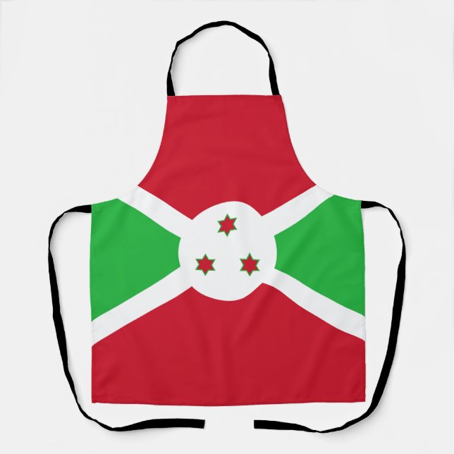 Tablier Drapeau patriotique du Burundi (Recto)