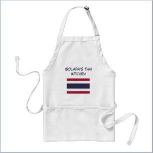 Tablier Drapeau personnalisé bleu blanc et rouge de Thaïla