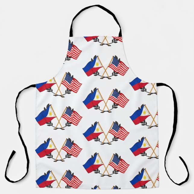 Tablier Drapeau philippin américain Patrimoine philippin V (Recto)