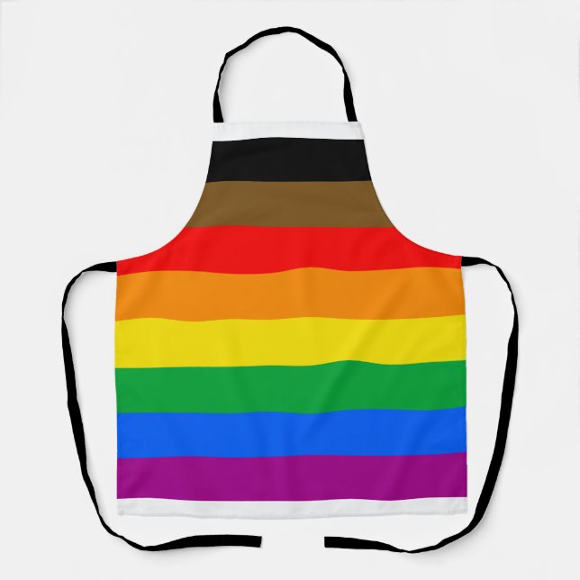 Tablier Drapeau Philly Rainbow Pride (Recto)