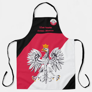 Tablier Drapeau polonais et goût de chez soi, Pologne / Po