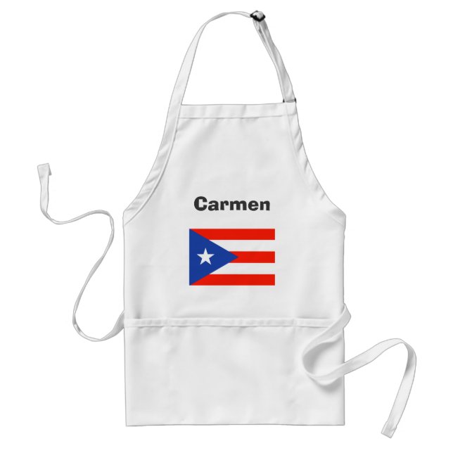 Tablier Drapeau portoricain Boricua Banderas 4Carmen (Devant)