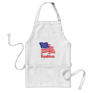 Tablier Drapeau républicain/américain