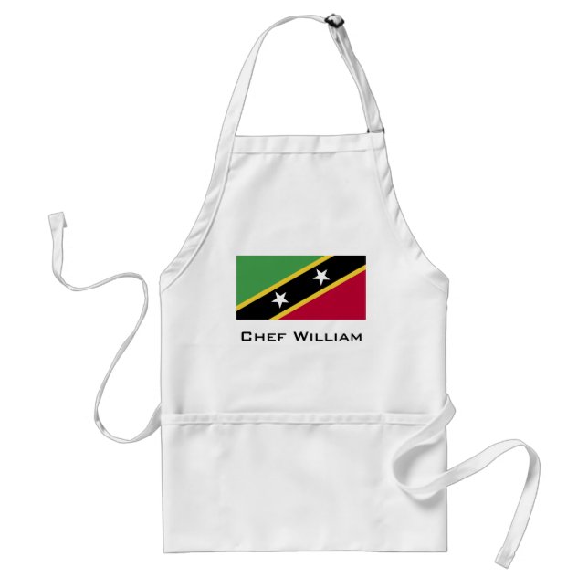 Tablier Drapeau Saint-Kitts-et-Nevis (Devant)