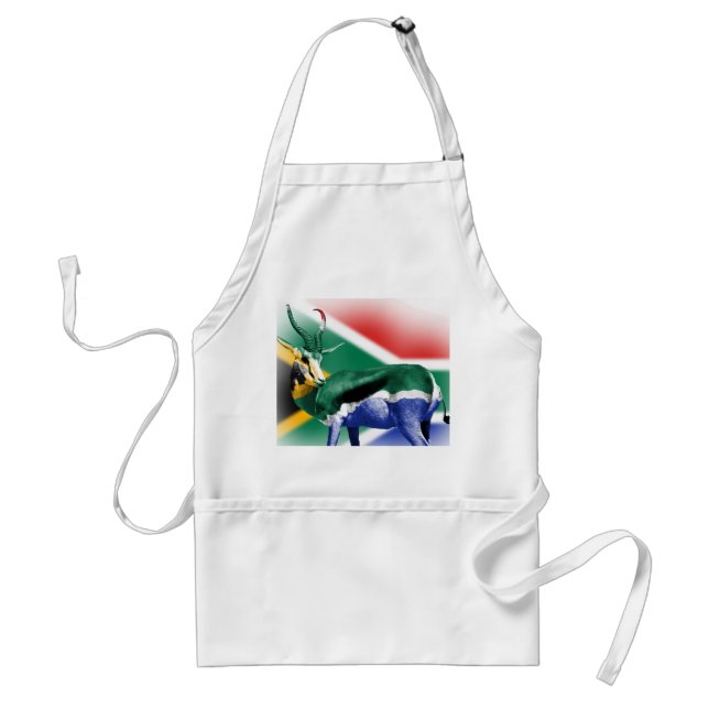 Tablier Drapeau sud-africain de Springbock (Devant)