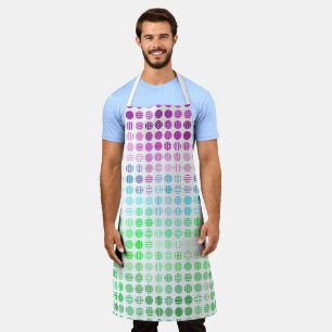 Tablier Drapeau super Eclectique Boho Abstrait Toric Pride
