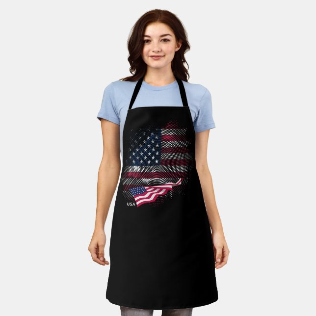 Tablier Drapeau USA (Porté)