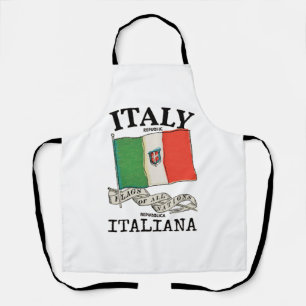 Tablier Drapeau vintage du pays Italie