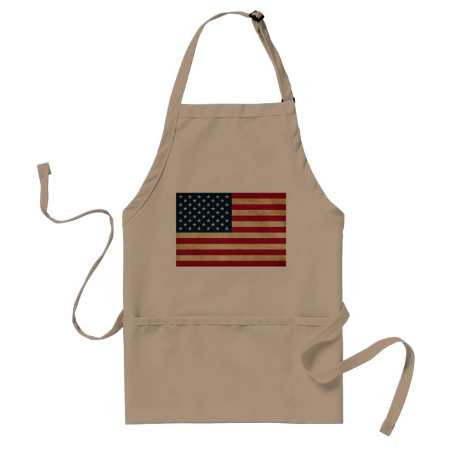 Tablier Drapeau vintage patriotique américain (Devant)