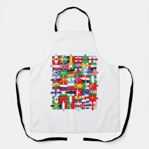 Tablier Drapeaux de pays du monde drapeau international