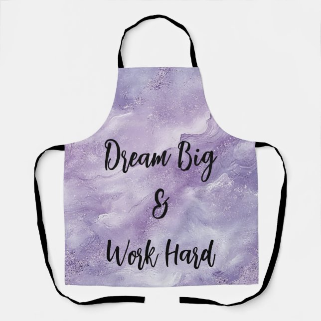 Tablier Dream Big & Work Hard (Recto)
