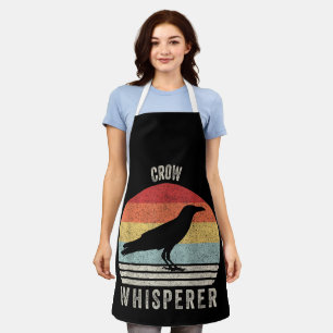 Tablier Dresseur de Corbeaux Rétro Amateur d'Oiseaux Drôle