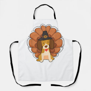 Tablier Drôle Beagle Turquie Drôle Thanksgiving Chien Tee