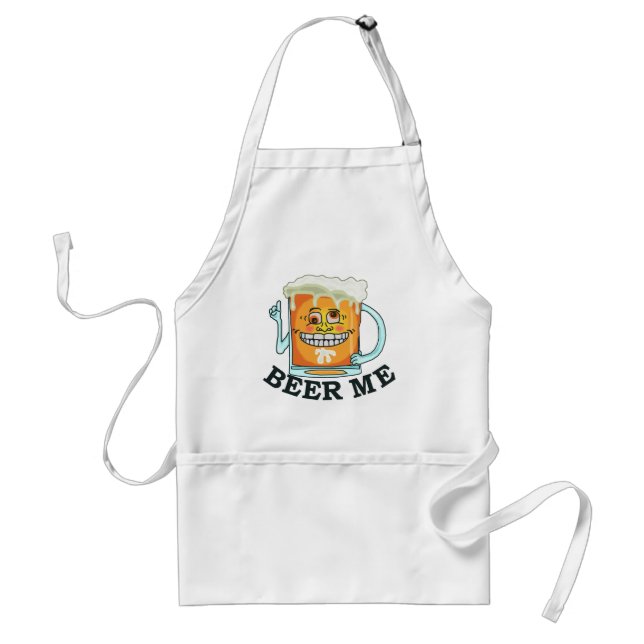 Tablier Drôle Beer Me Cartoon Mug (Devant)