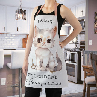 Tablier Drôle chat mignonne grand-mère