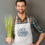 Tablier Drôle Chef Obsessionnel Cuisine Trouble<br><div class="desc">humour cuisine pour un chef professionnel. Les chefs obsédés par la cuisine vont adorer ce joli cadeau de tablier qui dit Trouble de Cuisine Obsessif.</div>
