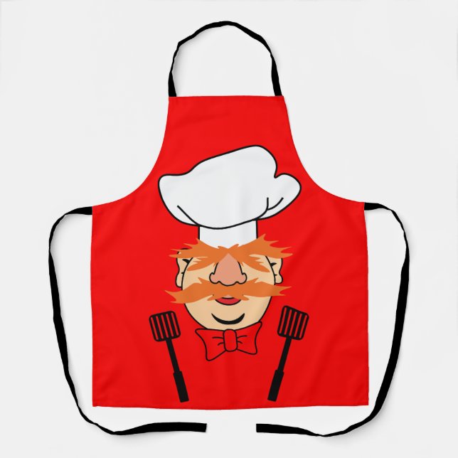 Tablier Drôle Chef suédois (Recto)