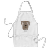 Drôle Chocolat Labrador Retriever Chien Nom Person