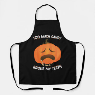 Tablier Drôle Citrouille Halloween Candy cadeau