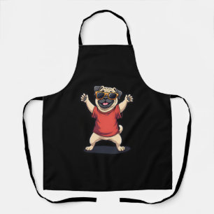 Tablier Drôle de Dabbing Dab Pug Chien Animaux de compagni