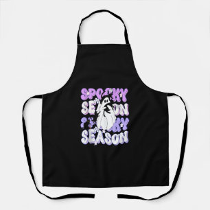 Tablier Drôle de dire Éffrayante saison Halloween Cat Ghos