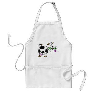 Tablier Drôle dessin animé vache cadeaux et accessoires va