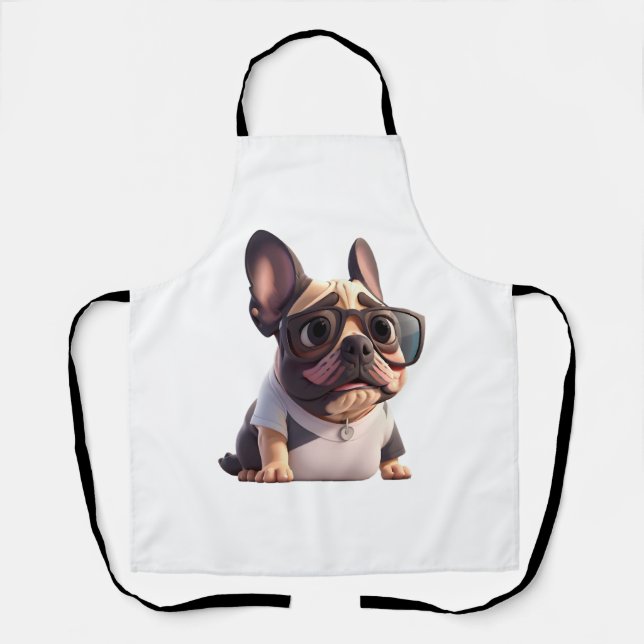 Tablier drôle French Bulldog ! T-shirt indispensable (Recto)