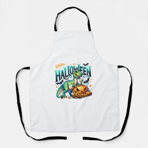 Tablier Drôle Halloween Citrouille Dinosaur Chat Moon Éffr