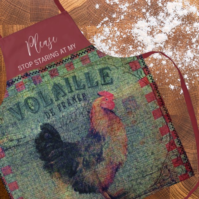 Tablier Drôle Humour de coq sale pour lui (Créateur téléchargé)