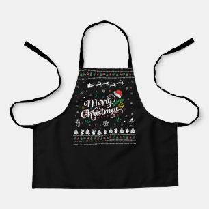Tablier Drôle Mauvais Joyeux Noël