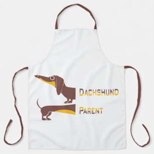 Tablier Drôle mignon dachshund pour parent chien long