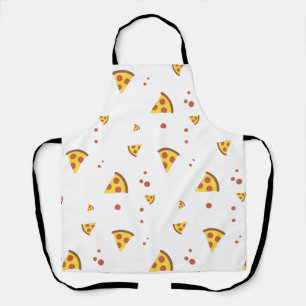 Tablier Drôle Motif Minimaliste de Pizza Pepperoni Rétro