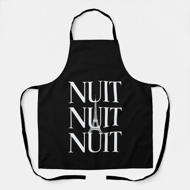 Tablier Drôle Nuit Nuit (Recto)