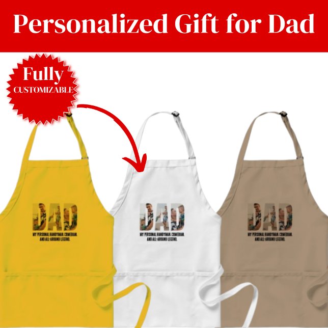 Tablier drôle pour papa – bricoleur, comédien et l (Funny Dad Apron – Handyman, Comedian & Legend)