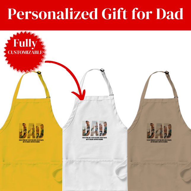 Tablier drôle pour papa, cadeau pour papa (Funny Dad Apron Gift for Dad)