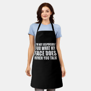 Tablier Drôle sarcastique citations sarcastique humour int