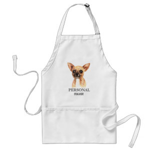 Tablier Drôle Stalker personnel Chihuahua Apron