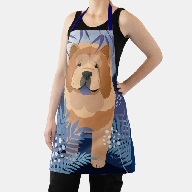 tablier du chef cuisinier à la boue lisse INDIGO (Insitu)