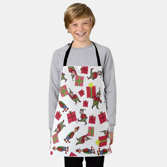 tablier du chef des elfes de Noël (Porté)